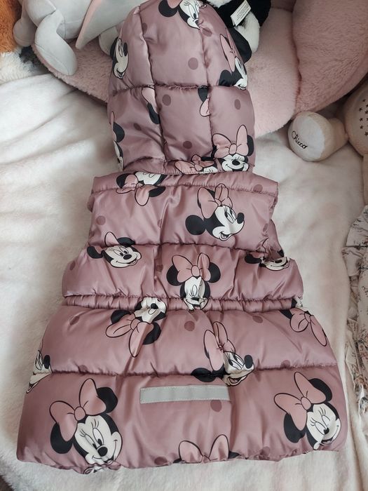 Kamizelka bezrękawnik h&m 74 myszka minnie