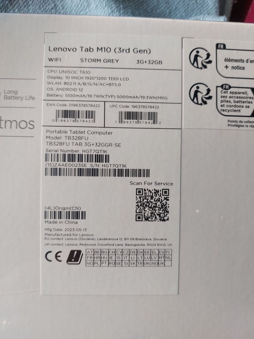 Tablet Lenovo M10 NOWY