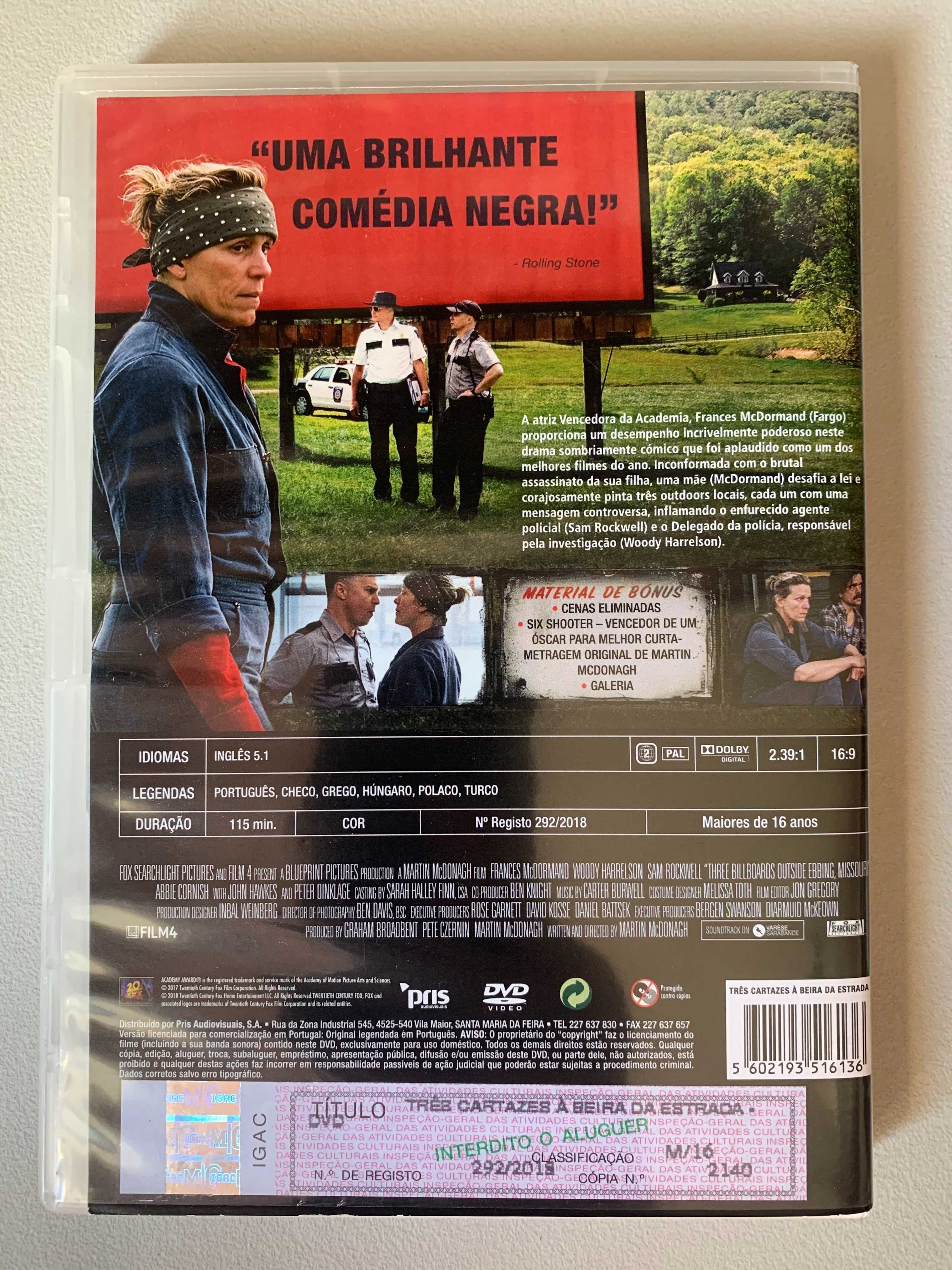 [DVD] Três Cartazes à Beira da Estrada