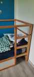 Łóżko 90 Kura plus baldachim IKEA