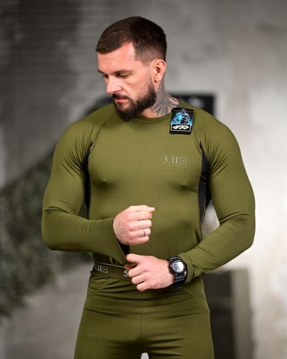 Термобілизна чоловіча Олива 5.11 Tactical Power! Термобелье Мужское!