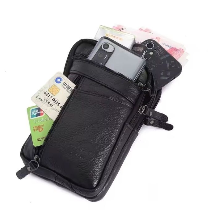 Поясная Сумка из натуральной кожи