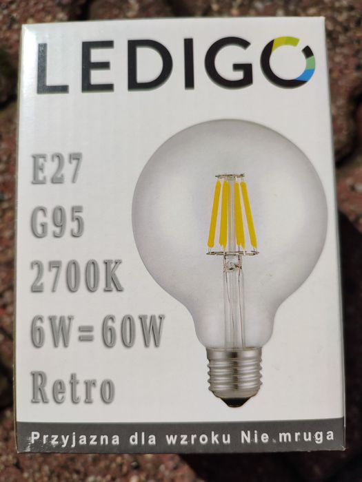 Żarowka LED G95 E27 10 sztuk