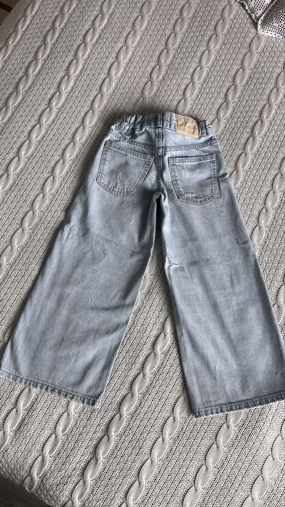 Jeansy dzwony Wide leg Zara r. 116 dla dziewczynki