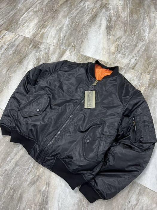Новий Бомбер MA-1 дутий оверсайз куртка Alpha Industries Schoott type
