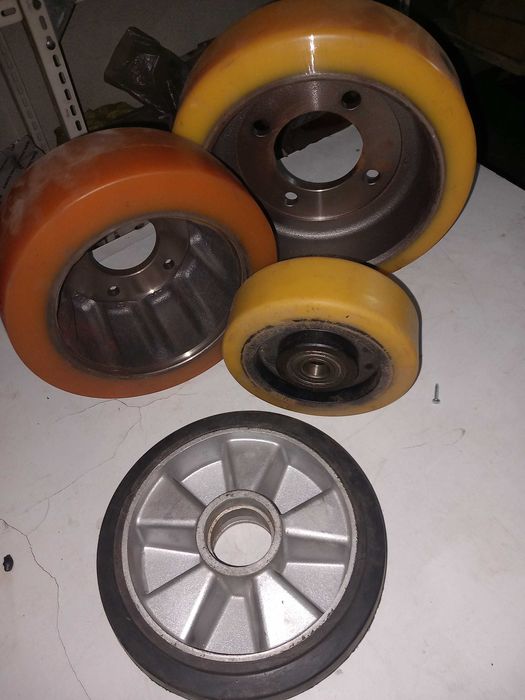 Rodas para porta paletes e stakers