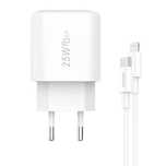 Ładowarka sieciowa Foneng EU40 + kabel Typ-C do Lightning 25W