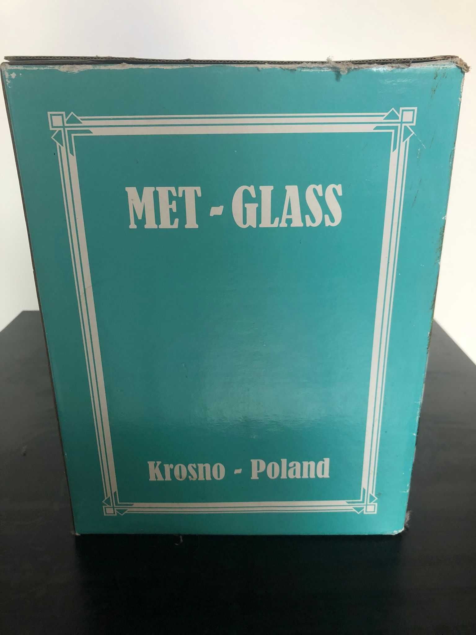 Komplet stołowy metalizowany 36 elementów KROSNO