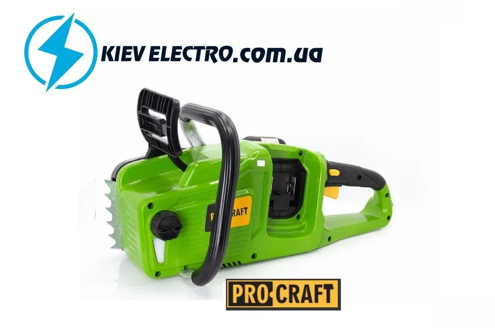 Аккумуляторная пила Procraft PCA40/2 (2 акб МАХ 4Ач + ЗУ 20/2 + МАСЛО)
