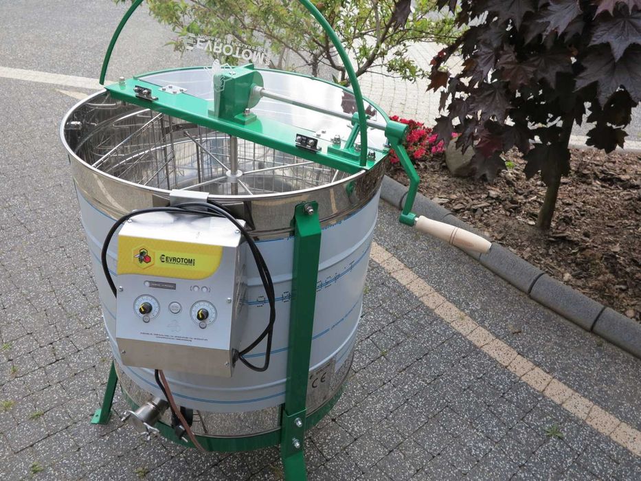 Miodarka Uniwersalna Nierdzewna  Cztero-Ramkowa  Ręczno - Elektryczna