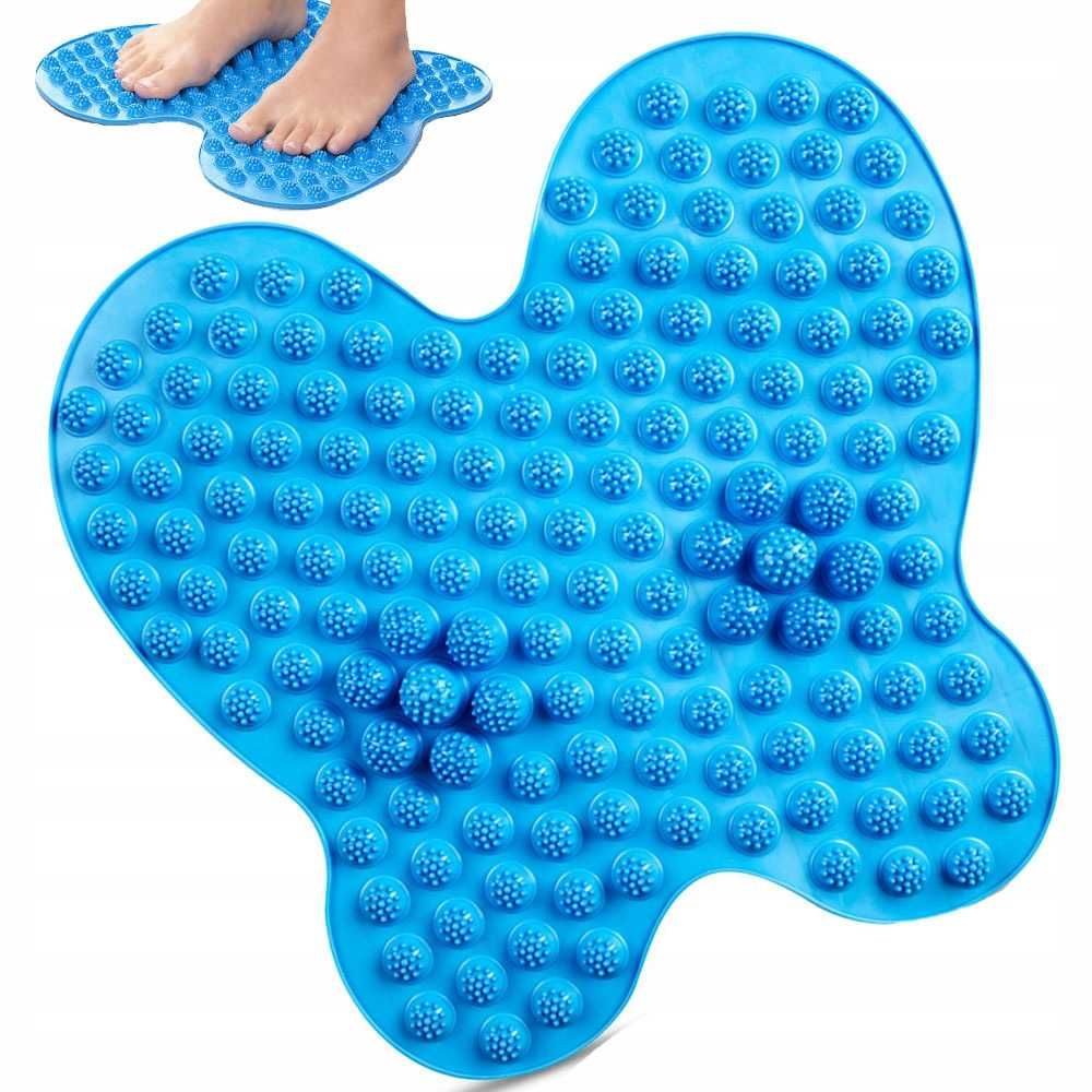 Mata masująca do stóp, akupresury, sensoryczna, masażer nóg z kolcami