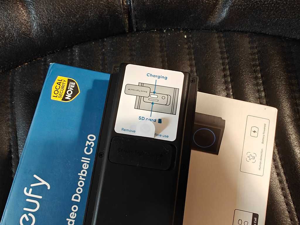 видеозвонок eufy video doorbell c30