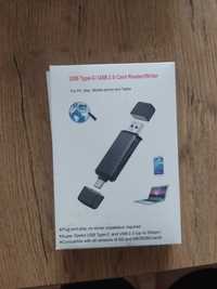 Czytnik Kart Pamięci SD USB 3.0 USB-C Adapter 4w1