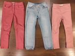 Trzy pary spodni 110+116 H&M M&Co kids + 1 para!