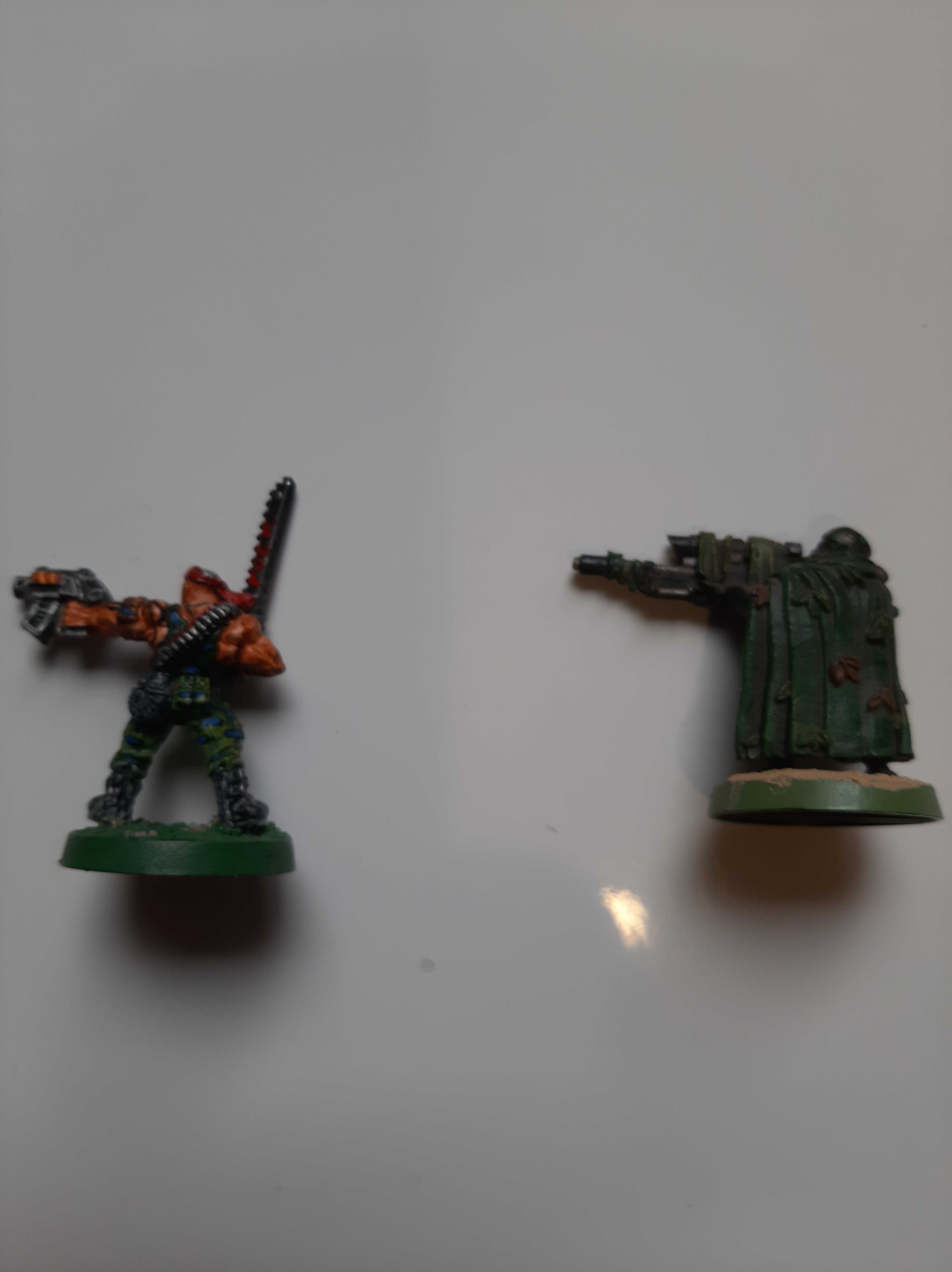 Warhammer 40K Astra Militarum Catachan sergeant i sniper metal