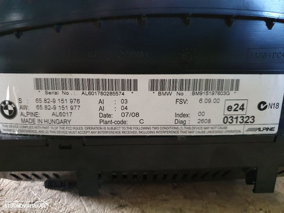 Bmw E90 E91 lci 318d 320d Display Multifunçoes - BM91519.7603G