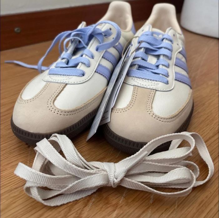 Adidas Samba Cream White / Violet Tone / Sand Strata