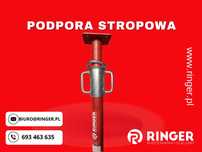 Podpora stropowa RINGER 2- 3,6m z ocynkowaną głowicą stemple wypory
