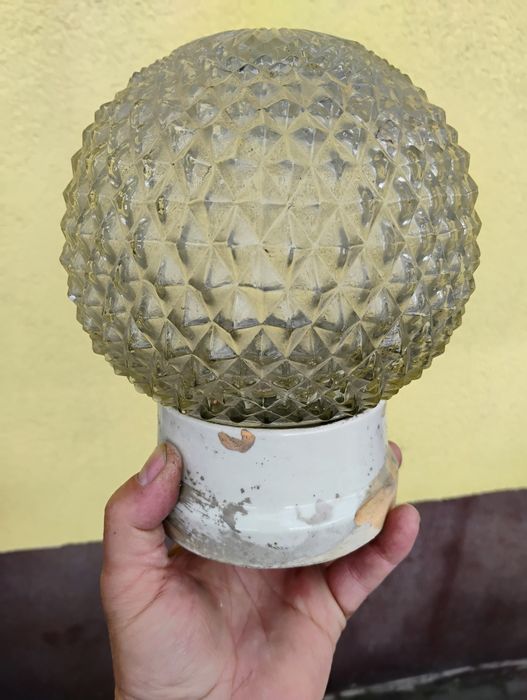 Stara lampa PRL cała