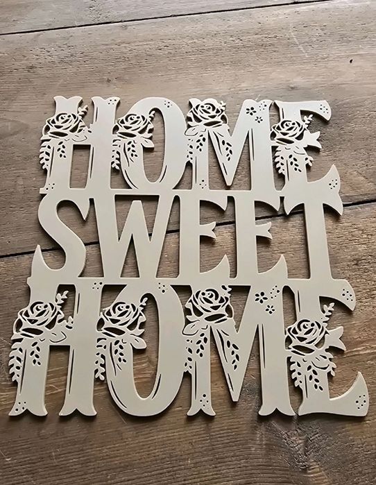 Moldura - Letras Home Sweet Home