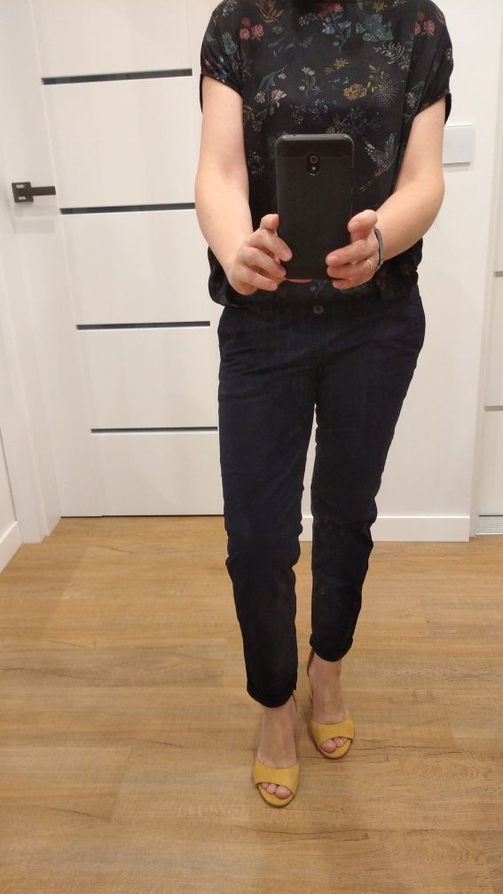 Spodnie ciążowe HM H&M chinos 34