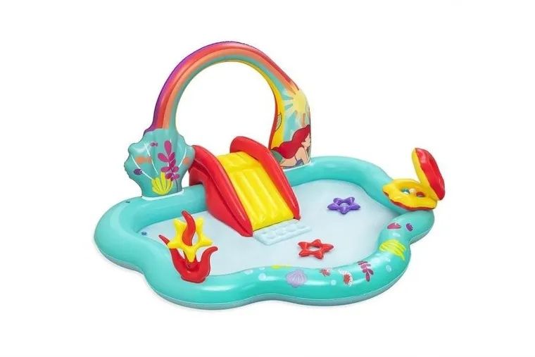 Dmuchany Plac Zabaw Mała Syrenka 221x193x117 cm Bestway 91097