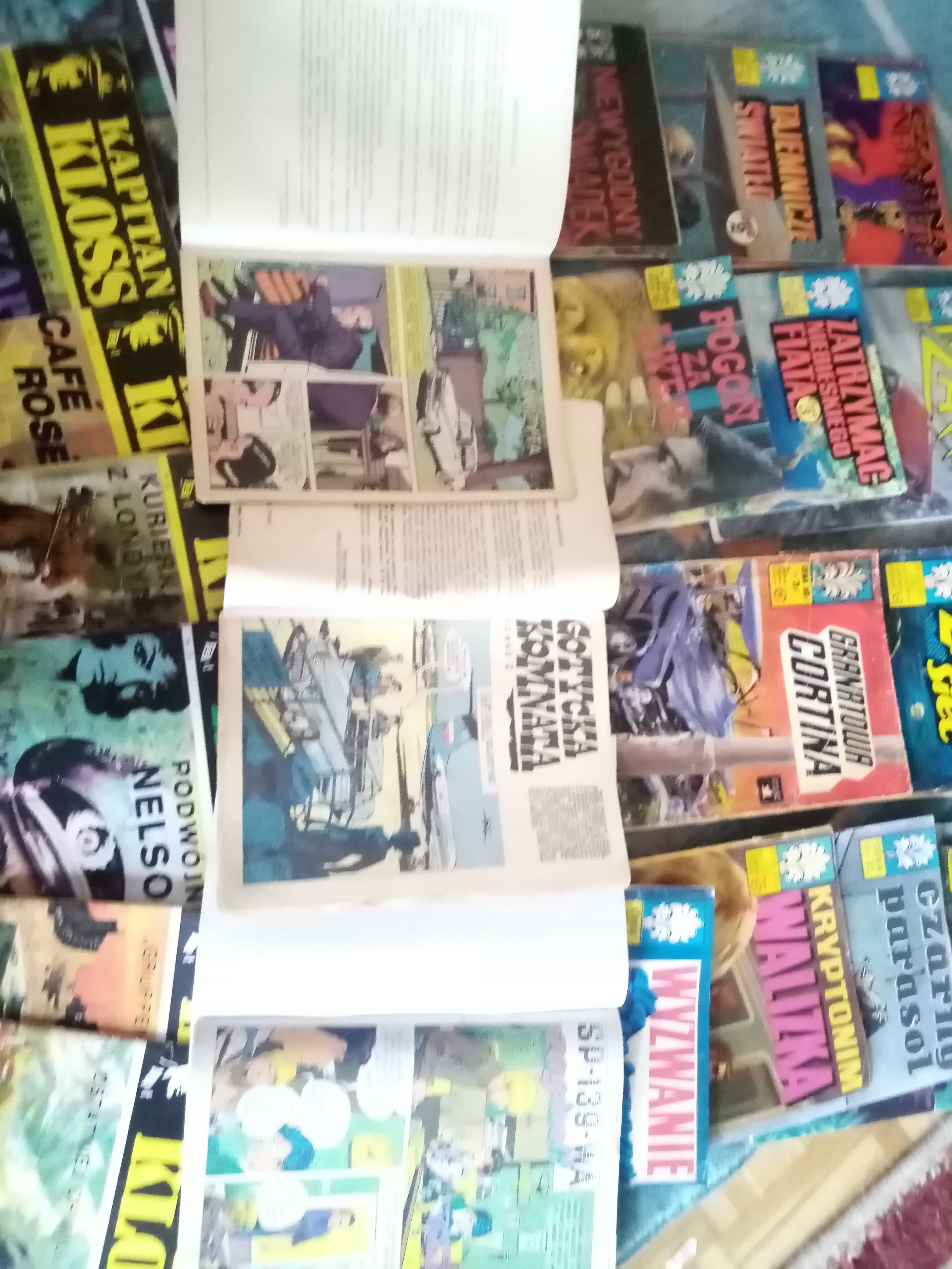 26 komiksów kapitan Żbik 18 szt Kloss 8 szt dst różne numery