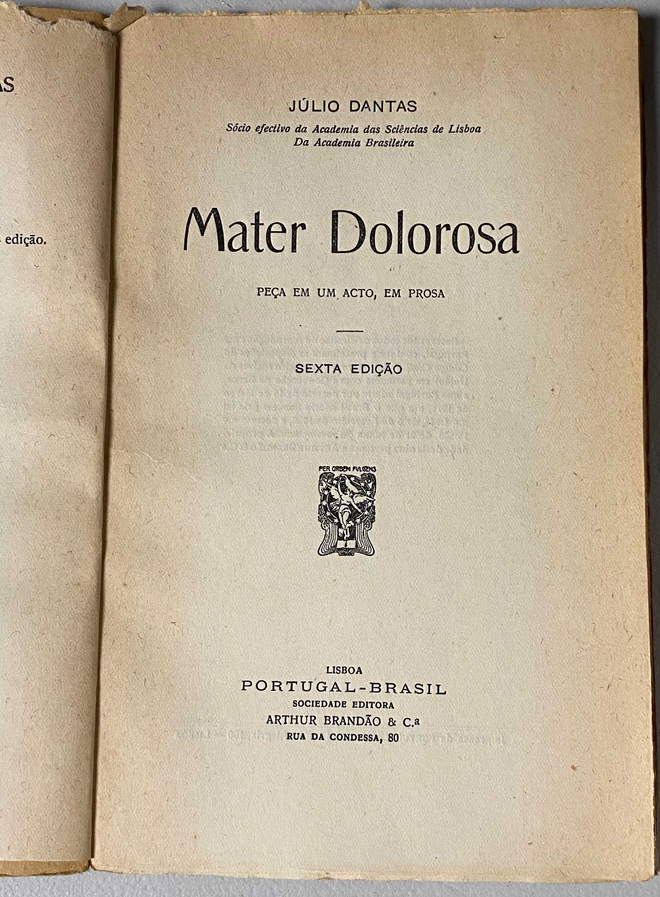 Livro - Julio Dantas - Mater Dolorosa