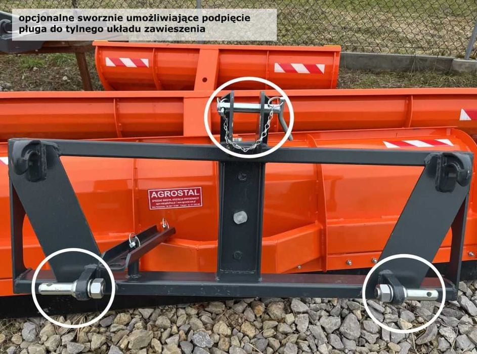 Wzmocniony PŁUG DO ŚNIEGU śnieżny Euro-ramka TUZ Wózka widłowego Dowóz