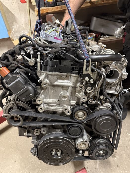 Uzywany uszkodzony silnik opel astra LVK  B16 DTR 1,6 turbo 160 koni