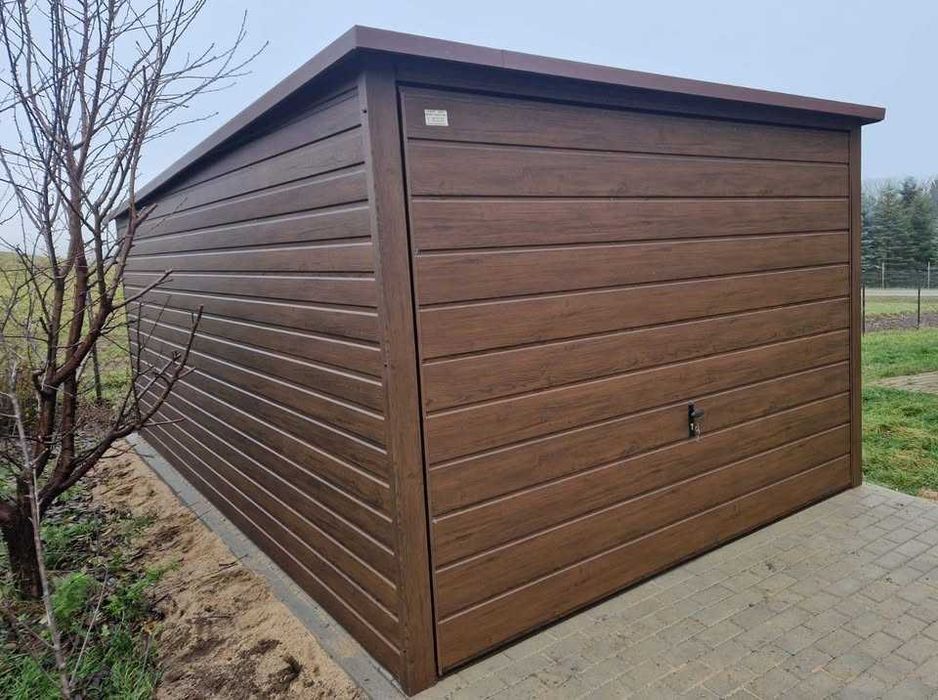 Garaże schowki 6x5 drewnopodobne PRODUCENT inne wymiary