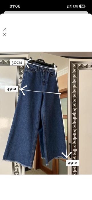 Сині джинси розширені