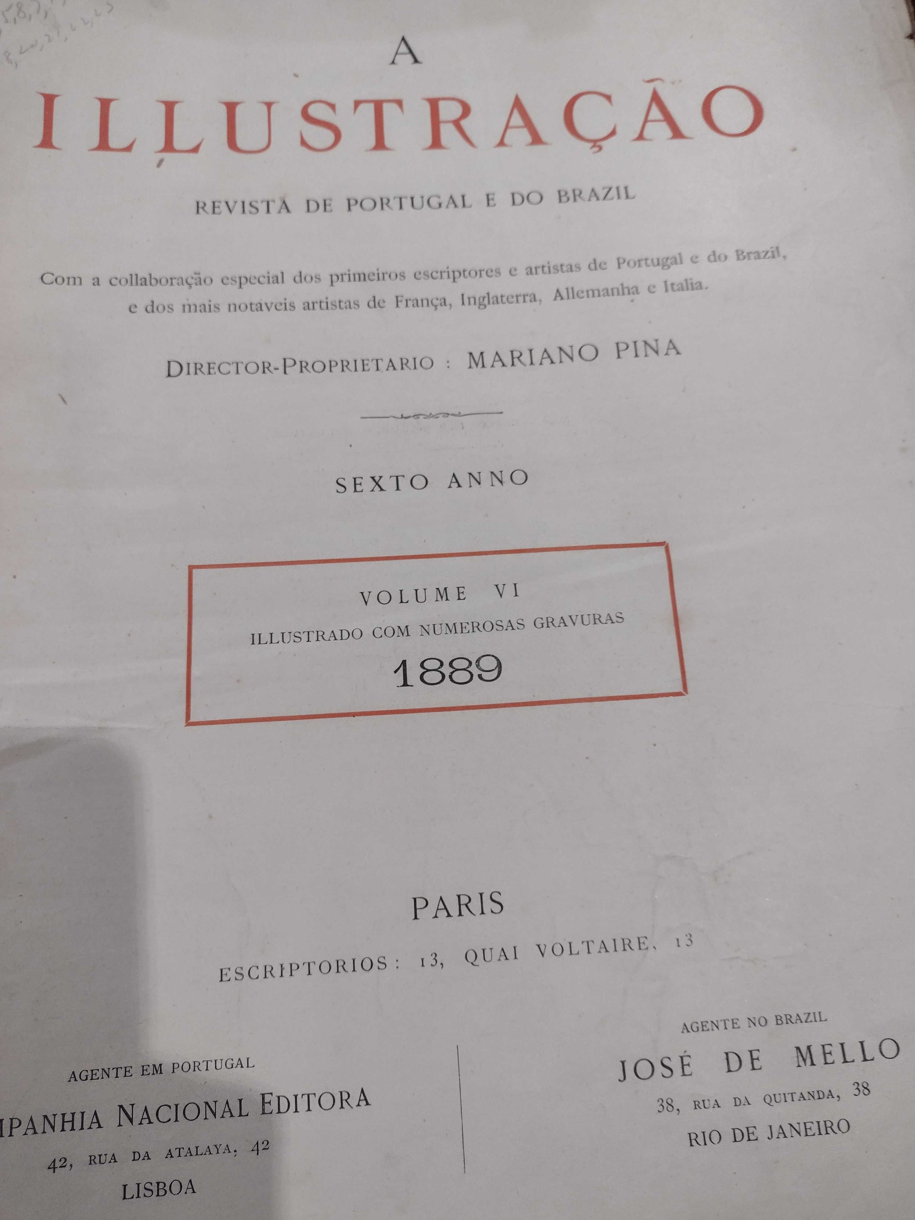 A Ilustração Revista de Portugal e do Brasil 1884/89
