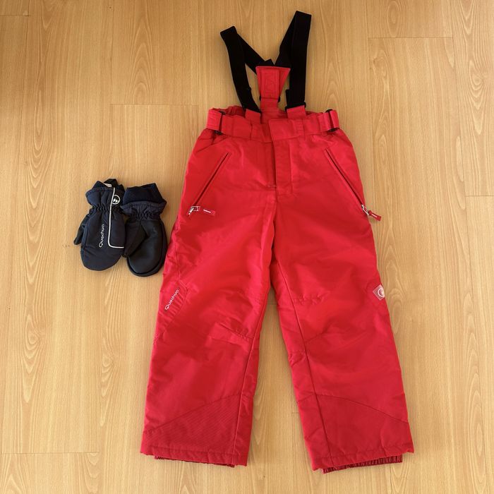 Calças e luvas de neve Quechua para criança