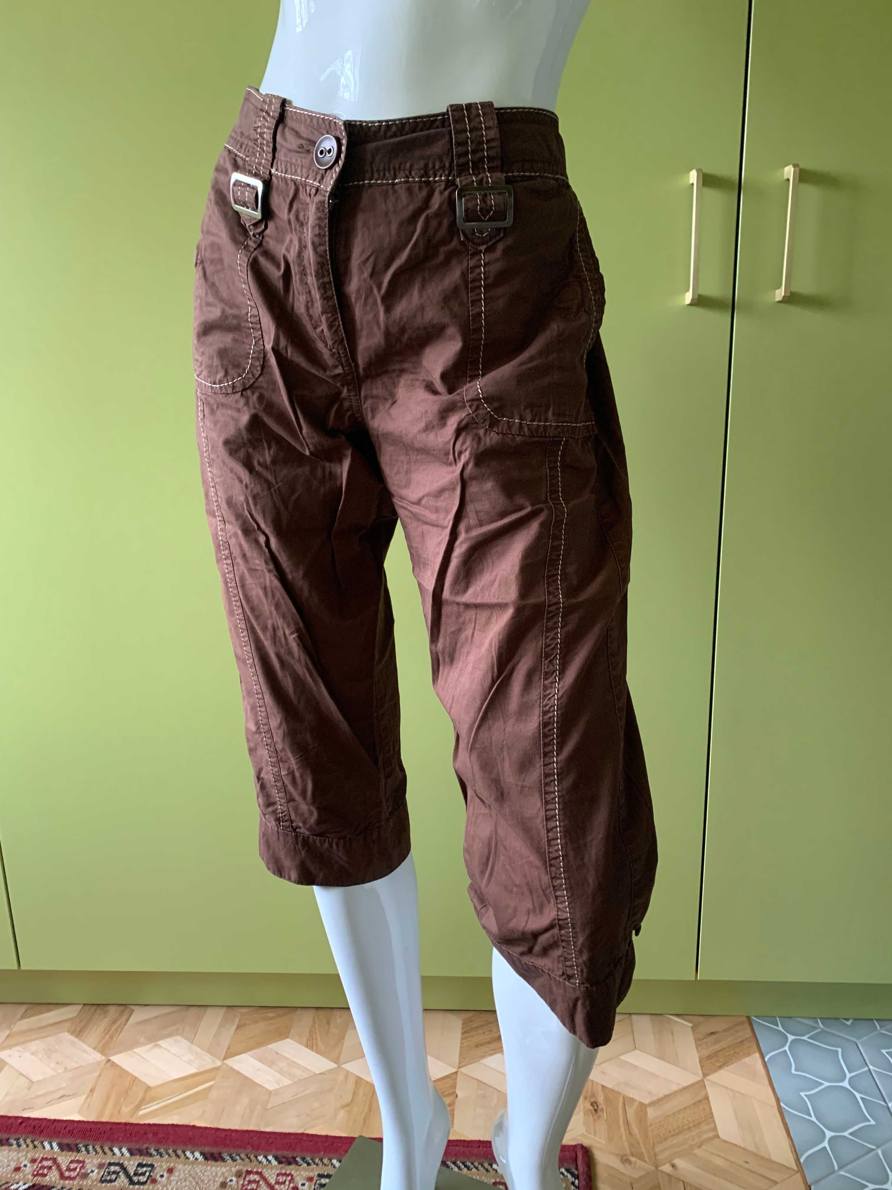 Krótkie spodnie Promiss w kolorze czekolady roz. XL 42