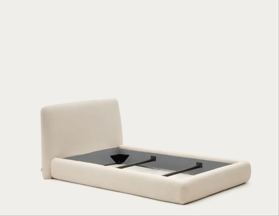 Cama 90x200 kave home martina com colchao emma hybrid