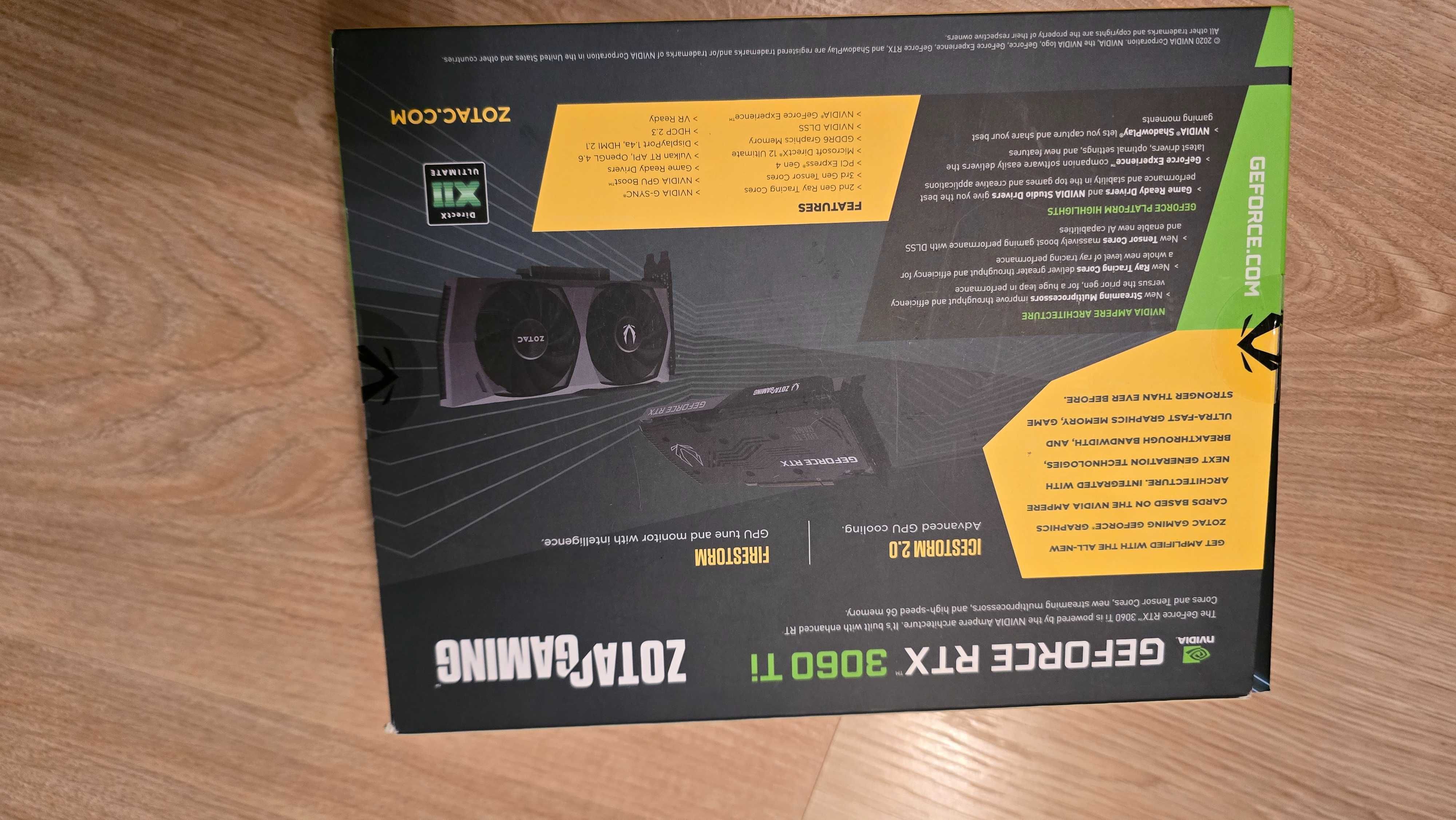 RTX3060Ti Zotac Gaming OC Edition 8GB GDDR6 OKAZJA!