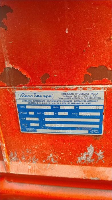 Продам генератор на 16,5кВТ від ВОМ