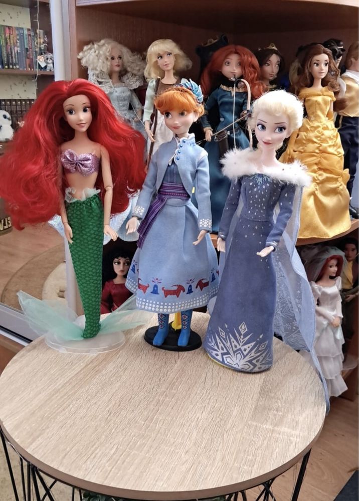 Куклы Дисней Disney Анна и Эльза и Ариэль
