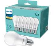 6x Żarówka LED E27 A67 13W = 100W 1521lm 2700K Ciepła PHILIPS