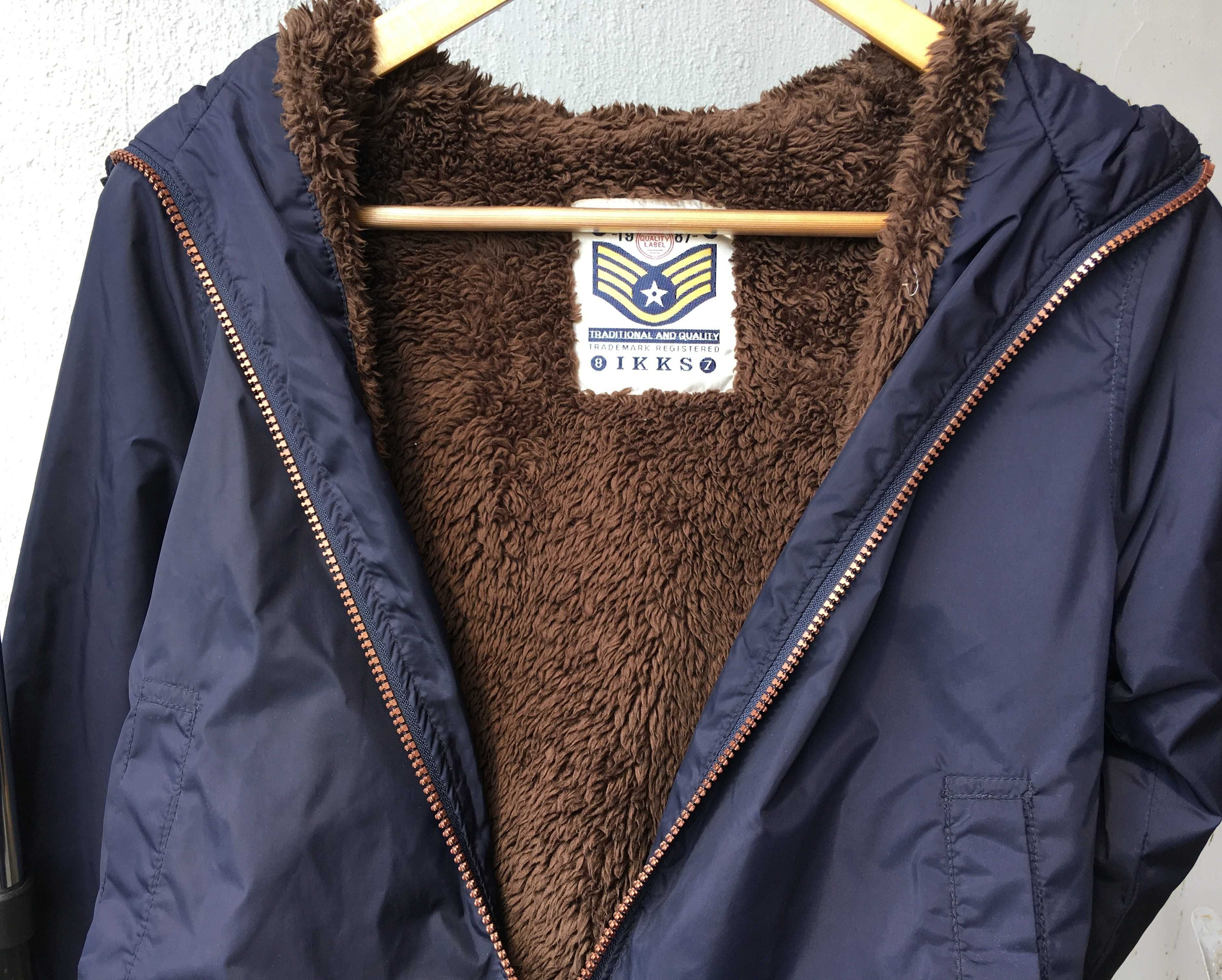 Куртка, ветровка утепленная IKKS (оригинал) для мальчика 8 лет, б/у