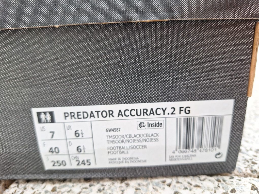 AdidasS Predator ACCURACY 2 FG (N°40)