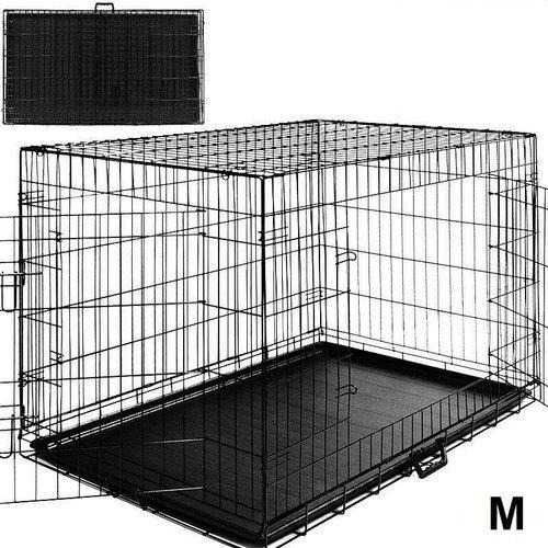 Клетка для собак котов кроликов металлическая M - 24 60х45х51