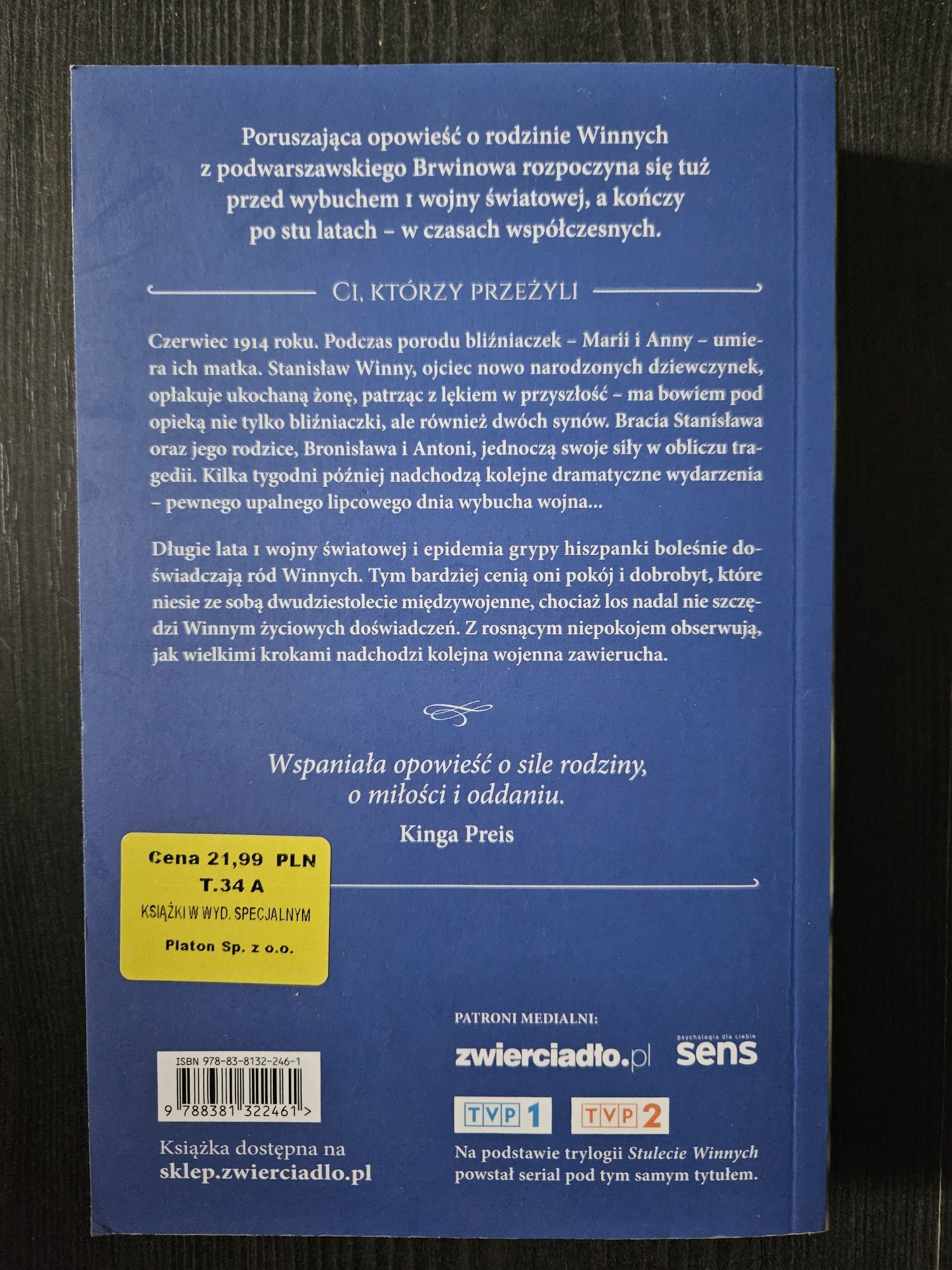 Książka Stulecie Winnych