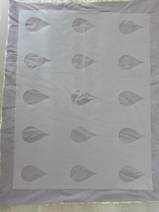 szablon malarski krople wody kropki grochy