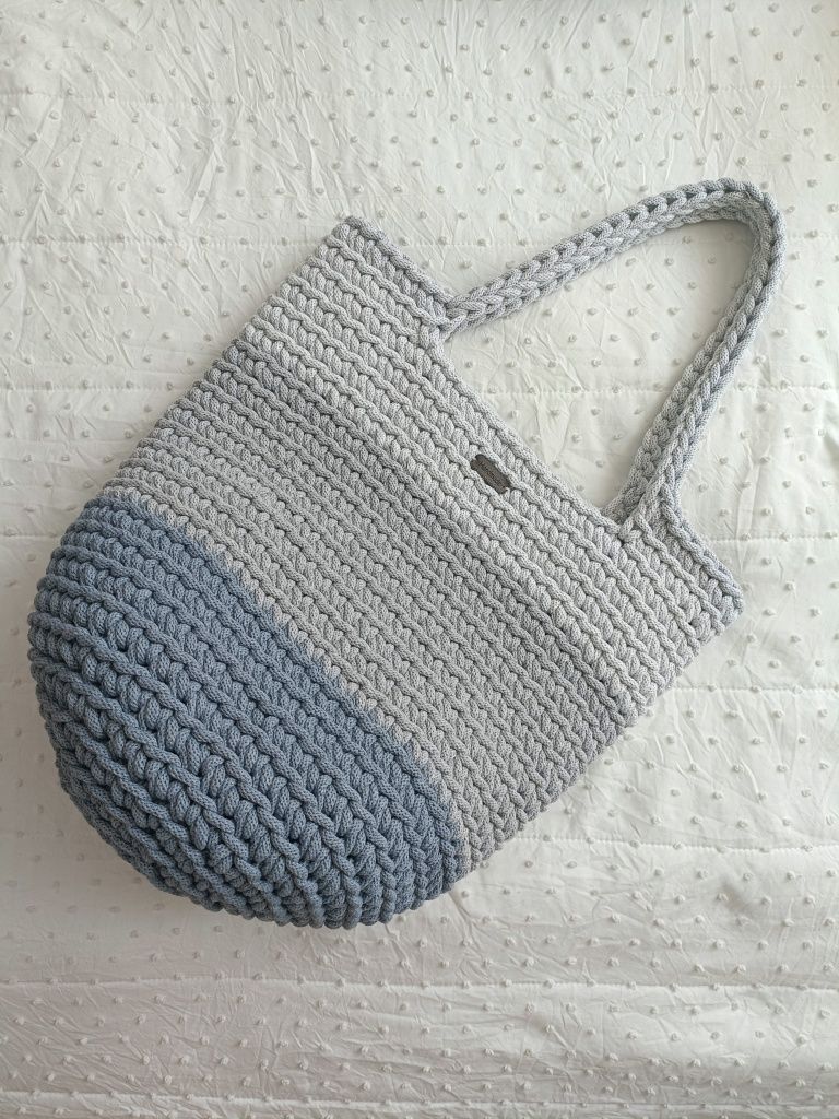 Torebka ze sznurka handmade