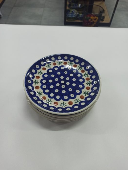 Zestaw 6 sztuk talerzy 17 cm Ceramika Bolesławiec