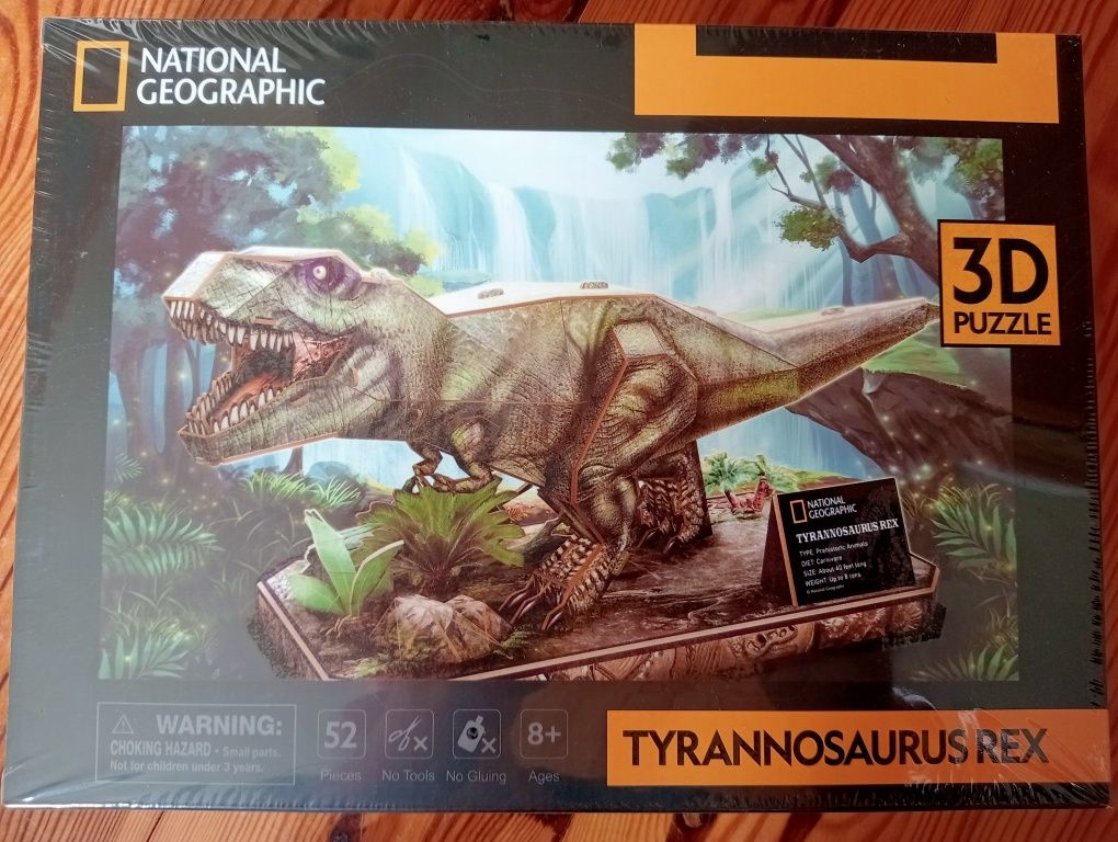 PUZZLE 3D - Dinozaur Tyrannosaurus rex