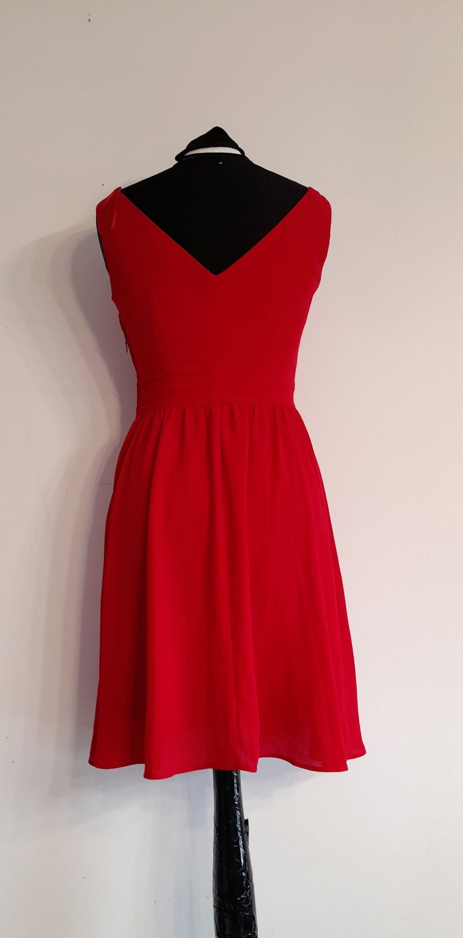 OKAZJA Orsay czerwona sukienka midi mini red dress 34 xs 36 s 32 xxs