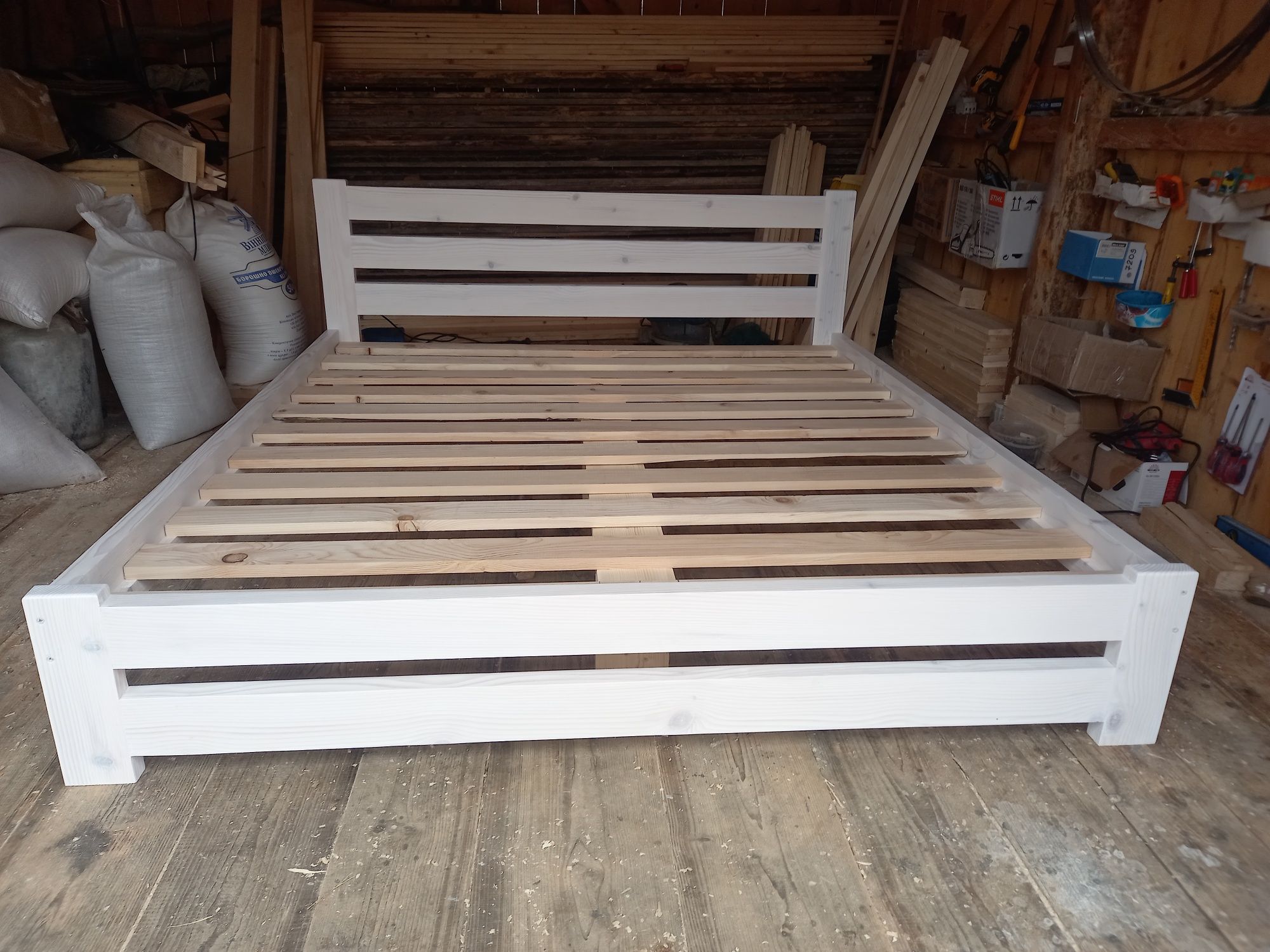 дерев'яні ліжка 160×200 3000 гривень